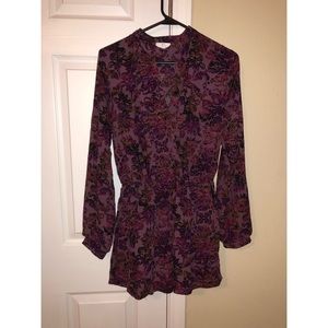 floral printed romper